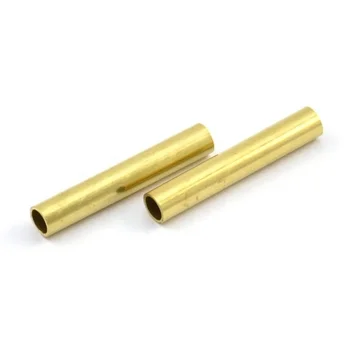 Bronze brass milling turning service custom Brass Plain Tube Beads Industrial Brass Tube