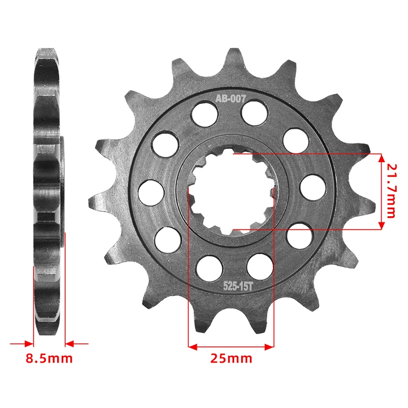 Durable 525 15T Front Sprocket for Kawasaki Z900 & Ninja 1000