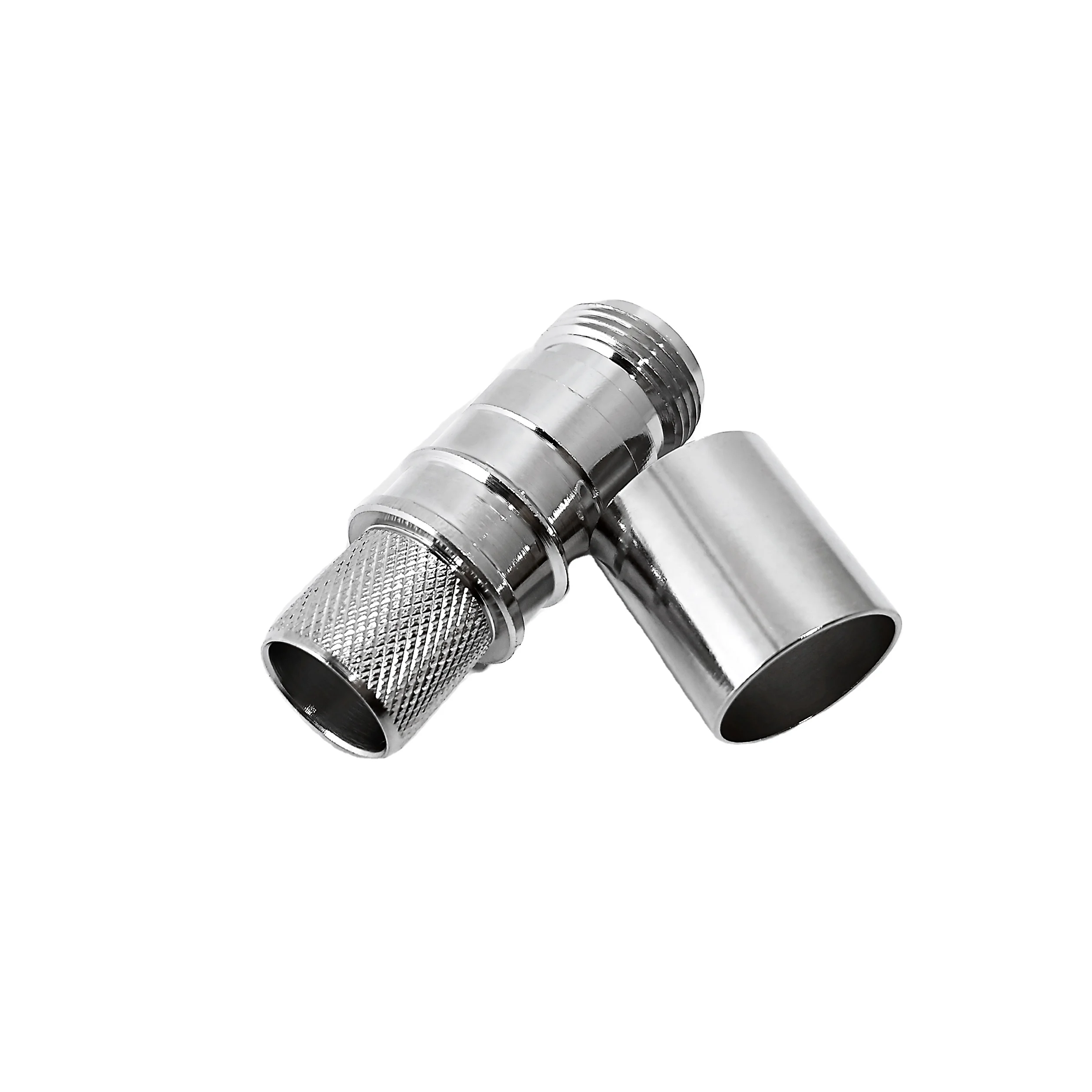 Factory Price 50 Ohm N Type Female Jack Hembra Crimp Solderless RF Connector for WTLMR600 10DFB Cable RF Coax Coaxial Connectors