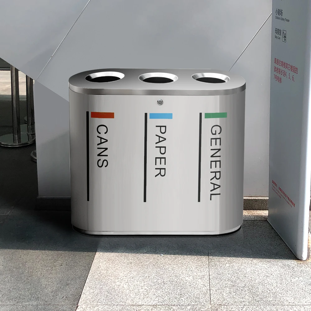 Bac à déchets triés humide et sec 3 en 1, poubelle à ouverture par pression  avec couvercle, stockage des déchets alimentaires, vidange du thé, vidange  des déchets - AliExpress