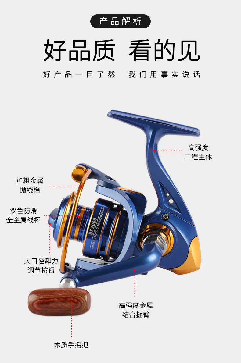 Moulinet Pêche Mer LJ3000-9000 – 13 Roulements, Vitesse Élevée, Poignée Interchangeable, Beachcasting