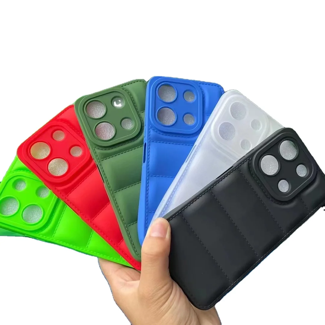 Puffer Cases for Infinix Note 30/Note 30 Pro/Note 30i Soft TPU Touch Puffer  DownShockproof protection Jacket Phone Case Cover