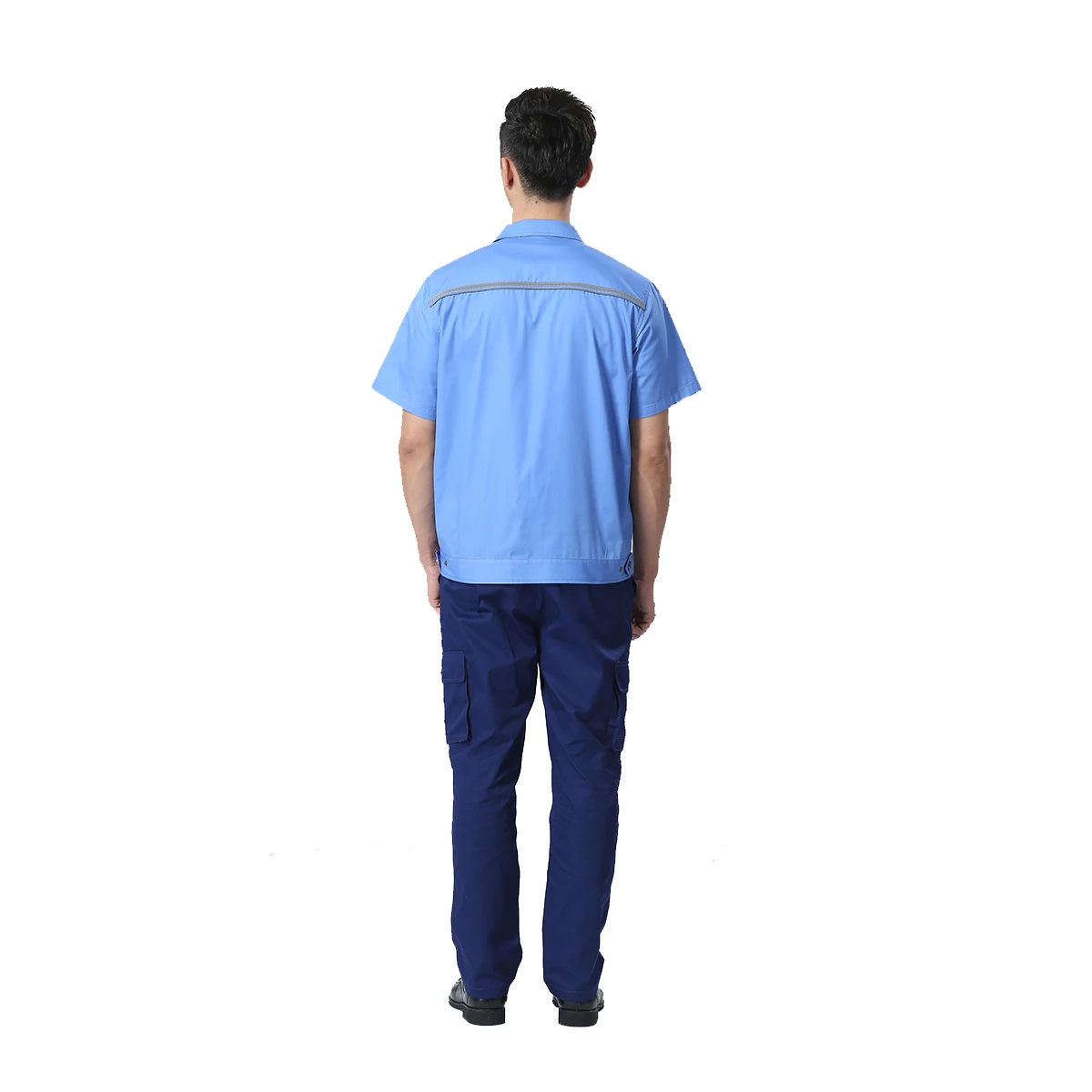 Summer Unisex Work Shirts Industrial Safety Clothing Suit with Custom Logo  Breathable Cotton and Polyester Material