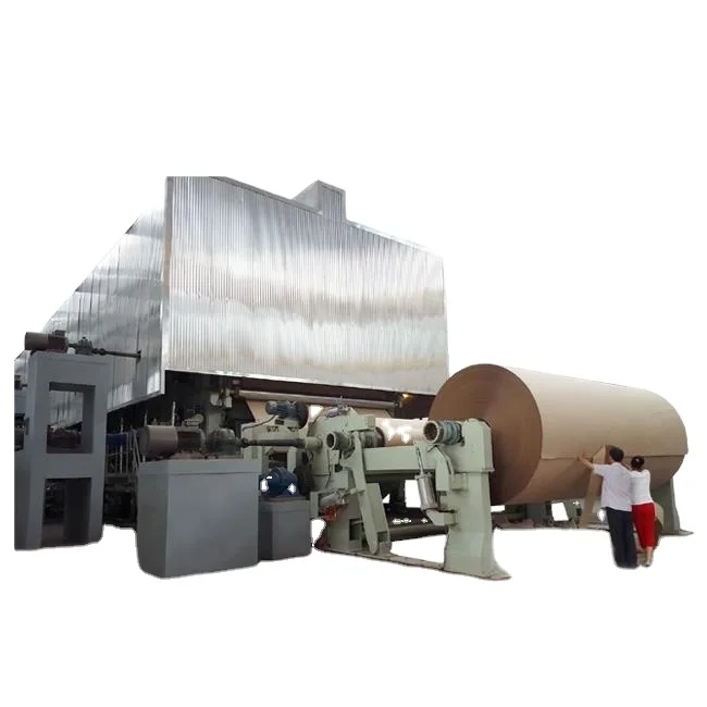 Kraft Paper Making Machine Paper Recycling Machine China Manufacturing of Making Carton Sheet and Paper Bag