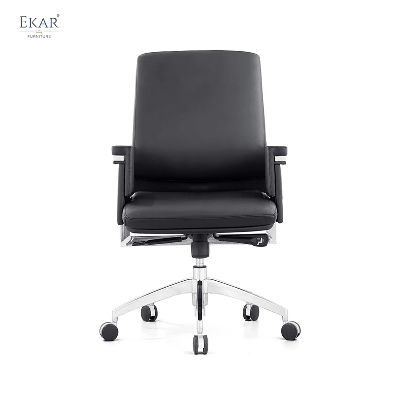 Premium Italian Top-Grain Leather Office Chair