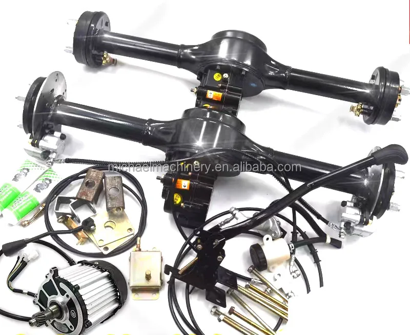Mini Rear Axle System MK Electric Vehicle Rear Axle - 36v/48v 2kw BLDC Motor