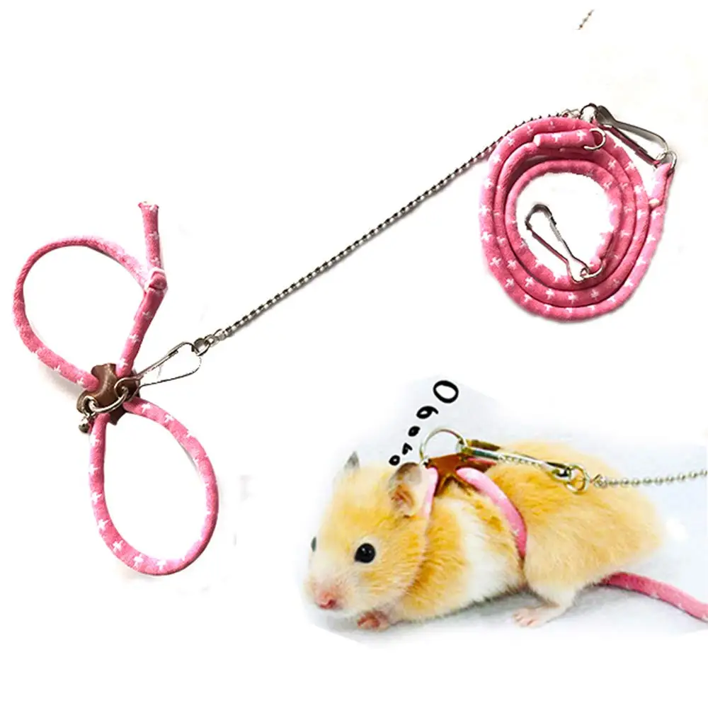 Arnés Ajustable Para Mascotas Pequeñas – Hámster, Jerbo, Ratón, Chinchilla, Hurón Y Ardillas