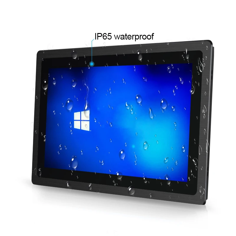 Безвентиляторный интегрированный емкостный водонепроницаемый дисплей сенсорный экран с открытой рамкой 7 дюймов промышленная панель ПК