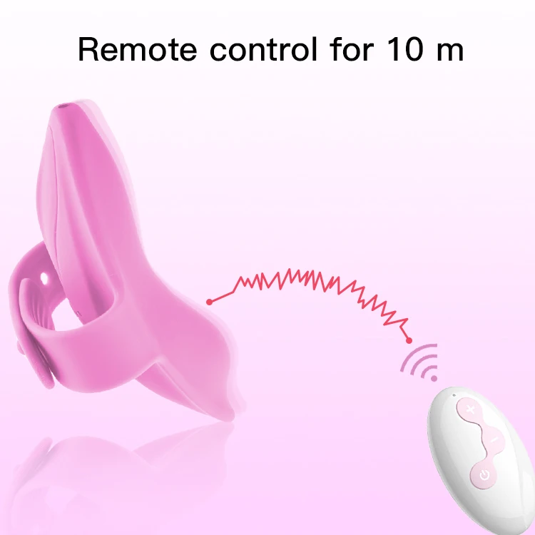 Remote Control Rechargeable Wearable Couple Sextoys Mini Butterfly