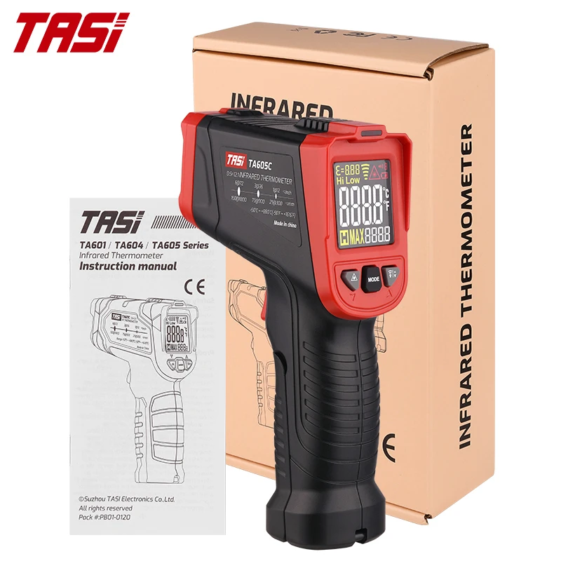 TASI TA605C Customizable Infrared Laser Targeting Gun Thermometer for Industrial Use with OEM & ODM Support