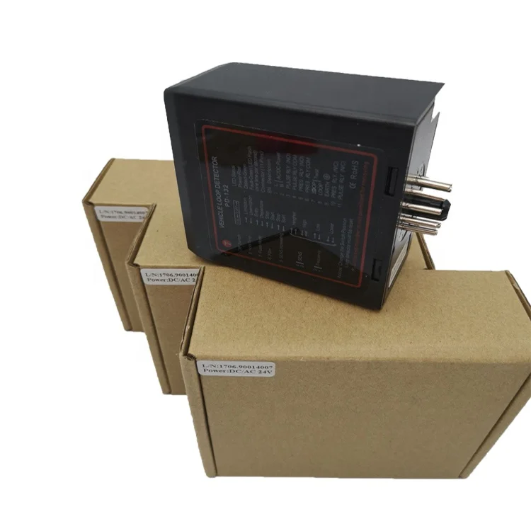 Detection to Stop Function Vehicle PD132 Loop Detector 24v for Smart Parking System