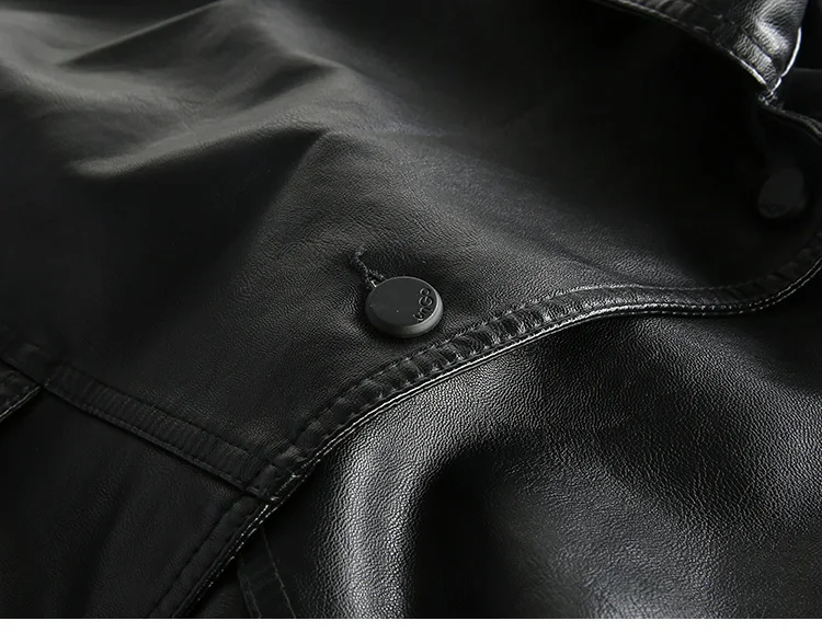 Men's Embroidered Leather Jacket Loose Casual Winter Style_voghion.com