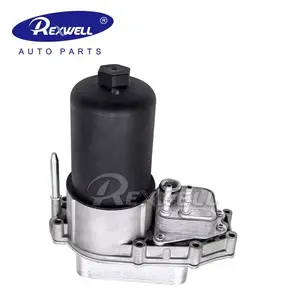 High Quality OEM LR009570 Diesel Engine Oil Cooler Radiator Oil Filter Housing Assembly for Land Rover Jaguar Peugeot Citroen C5