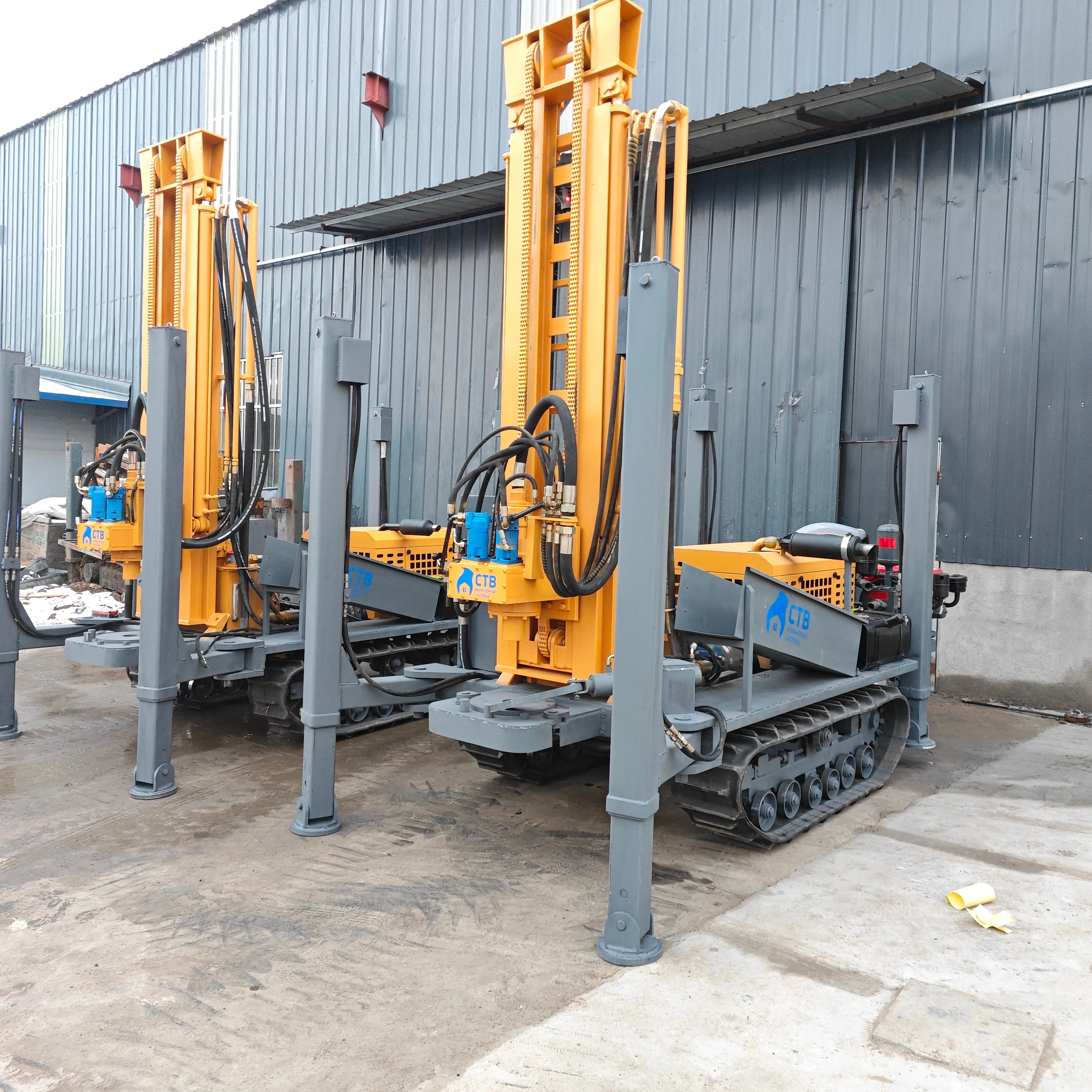 Crawler Hydraulic Drilling Rigs Mobile Diesel Drilling Rigs Mining ...