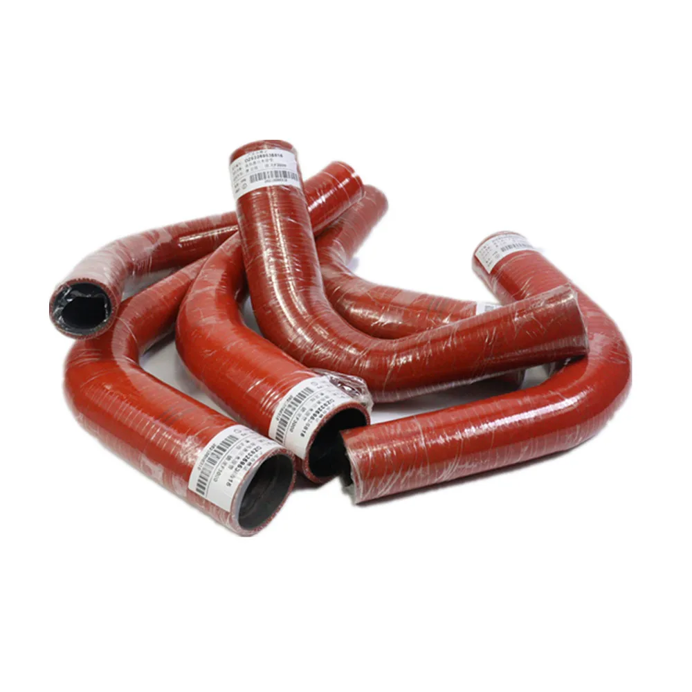 Delong m3000 For Weichai WP7 DZ93259535815 cooling system radiator water outlet hose shacman truck parts_3