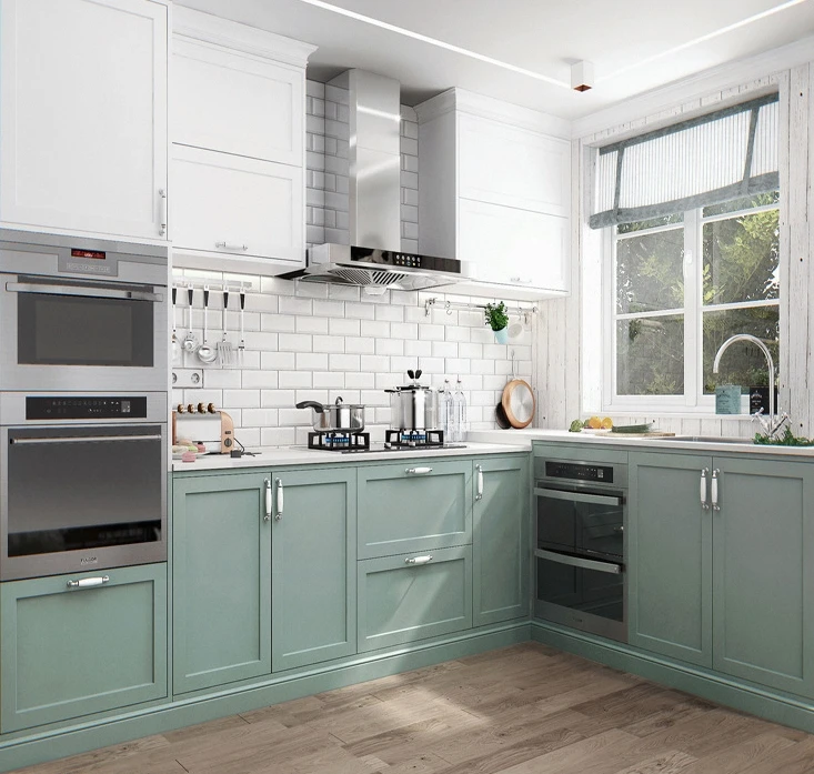 Luxury Modular Solid Storage Pantry Kitchen Furniture Solid Wood