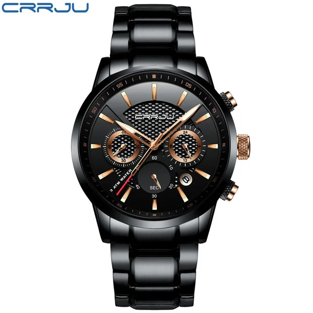 Crrju — Montre À Quartz Pour Hommes,Classique,Fabriqué En Chine,Meilleur  Bracelet En Acier Inoxydable,Chrono 24 H,Étanche,Business,2212 - Buy  Classique Fabriqué En Chine Montre À Quartz Pour Hommes,Montre-bracelet  Chrono 24 Heures,Montre-bracelet D 