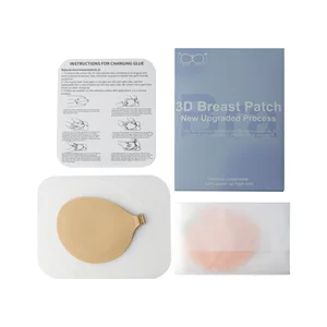 Seamless Push up Matte Solid Silicone Bra Backless Strapless Adhesive Reusable Bra Set with Replacement