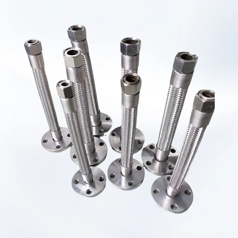 Customizable 304 Stainless Steel Metal Threaded Bellows Competitive Price Steam Braided Pipe Rubber Hoses Looper Nut Cutting