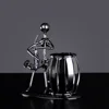 Iron man band pen holder-saxophone