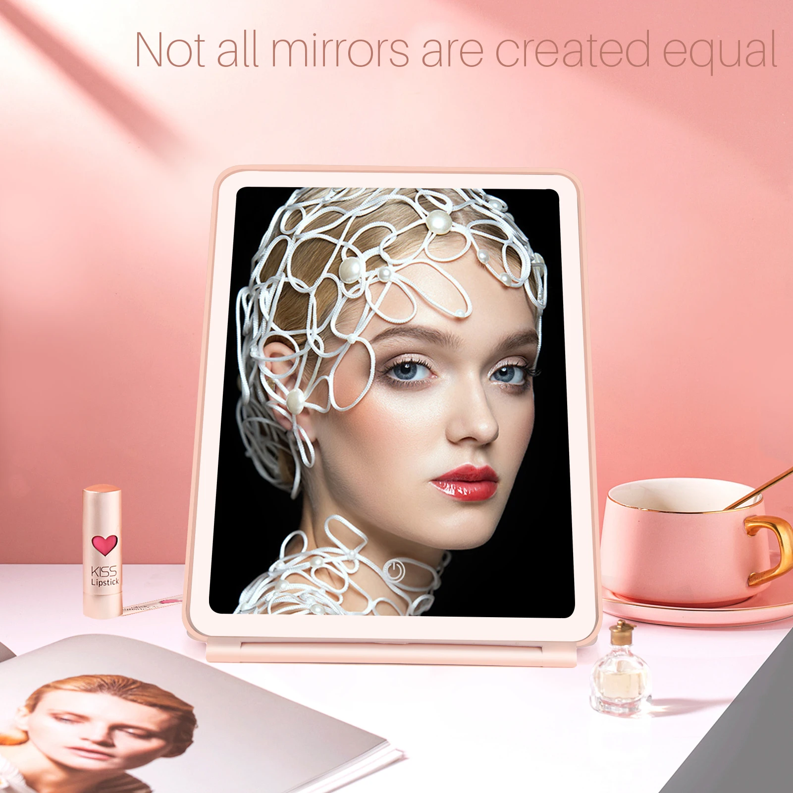 New Ipad Cosmetic Hollywood Mirror Mini With Light 1200mah Built In