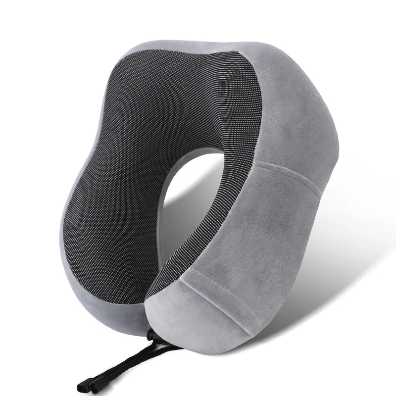Wholesale Custom U-Shaped Cervical Travel Neck Pillow Cotton Neck Massager Portable for Airplane Car Office Sleep Welcome Gifts preview 4