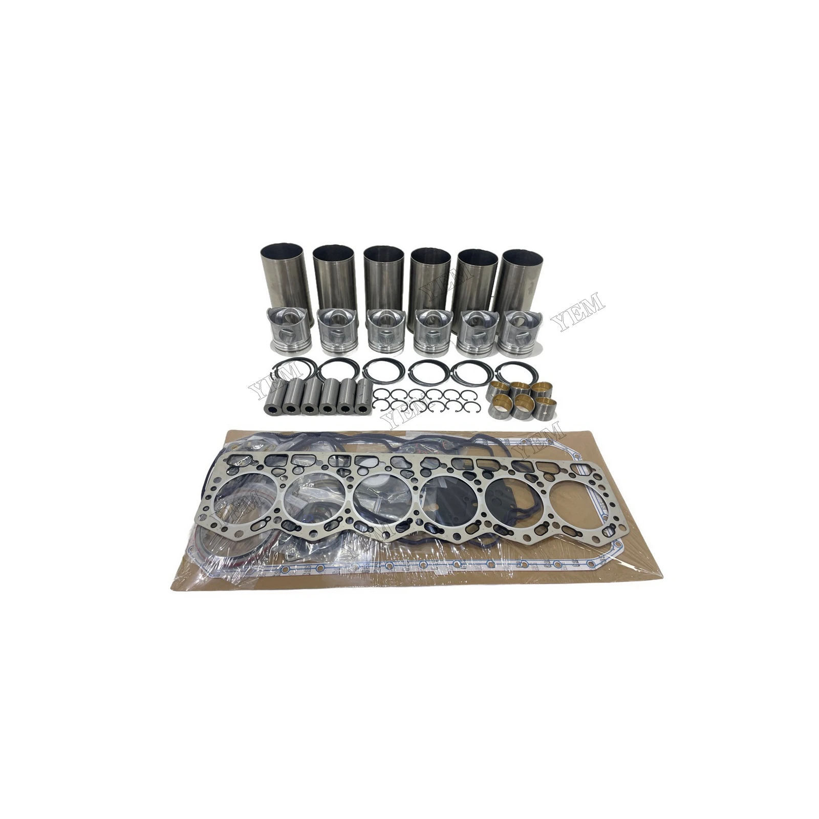 6D110 Overhaul Kit With Gasket Set Fits for Komatsu Diesel Engine Parts