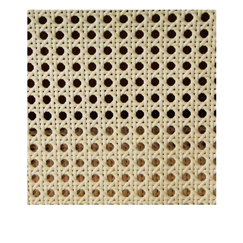 Wholesale Rattan Cane Webbing Roll Natural Mesh Furniture Bleached Square Woven Rattan Cane Webbing