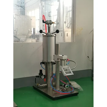 Small Pneumatic Aerosol Gas Filling Machine For Aerosol Cans - Buy ...