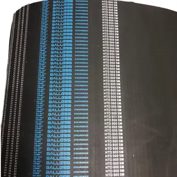 1PC Gesloten Rubber Synchrone Riem HTD5M Pitch Lengte 250mm/255mm/260mm/265mm Riem Breedte 15/20/25mm for Machine (Size : HTD5M 260 Width 20mm
