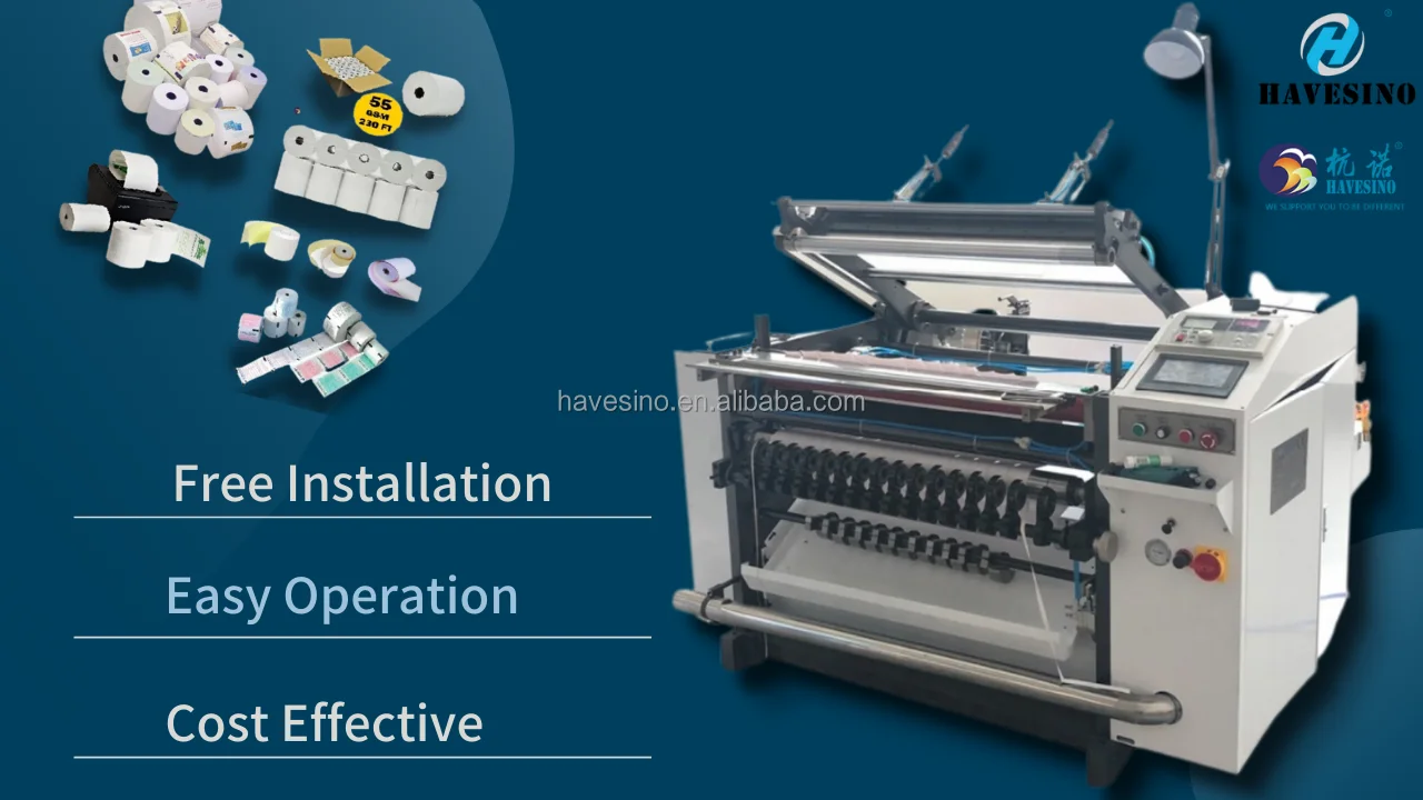 Manual Thermal Paper Slitting Machine Cash Register Paper Roll Slitter
