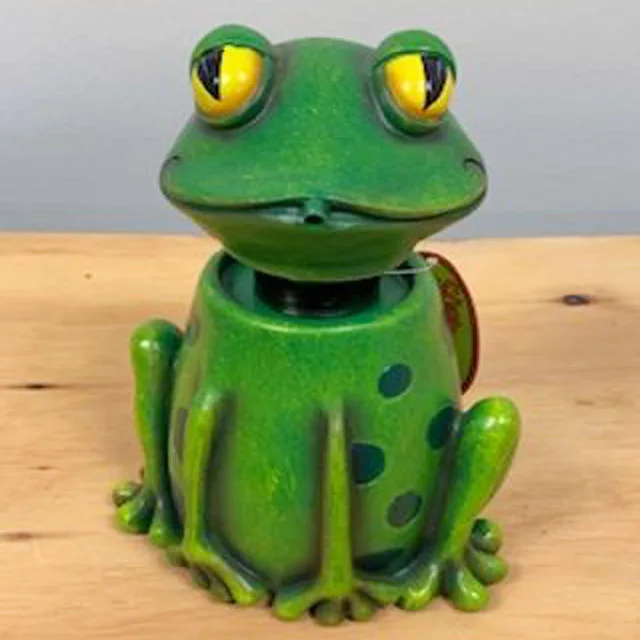 funny resin small frog custom automatic