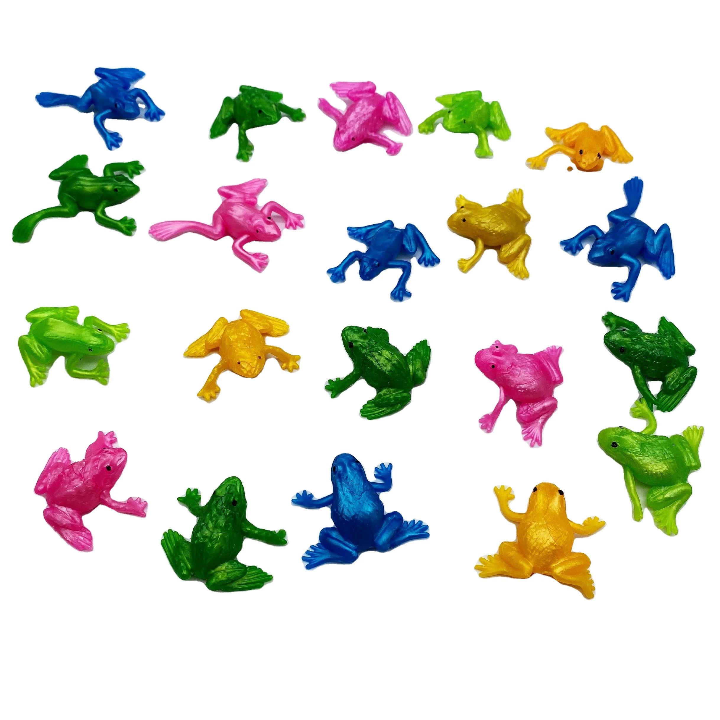Floating in Water Frogs Character Figure Fun Toys Assorted Plastic Realistic Frog Model Action Figures Animals Toys