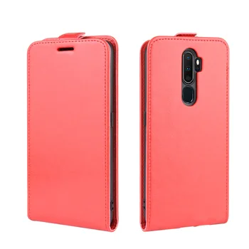 oppo a5 leather back cover