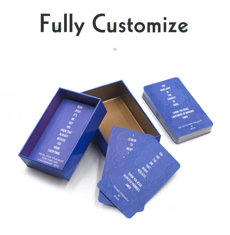 Professional Factory Paperboard Printing Service Custom Printing Confirmation Card with Box Set supplier