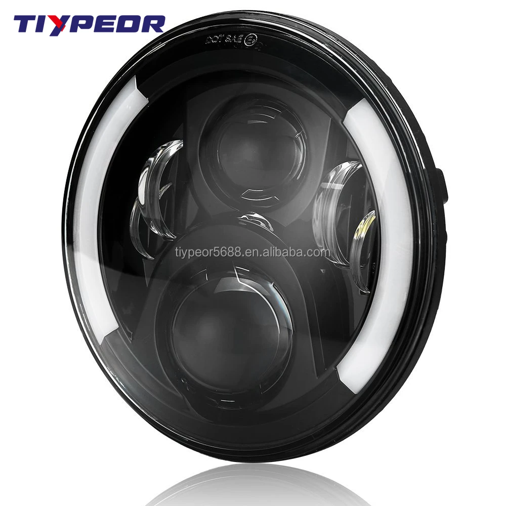 product tiypeor 7inch led indicator super brighter headlight 72 watts projector headlamp for motorcycles-3