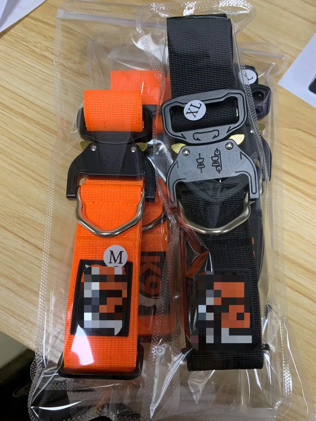 Heavy Duty Tactical Dog Collar With Strong Stainless Steel Dring