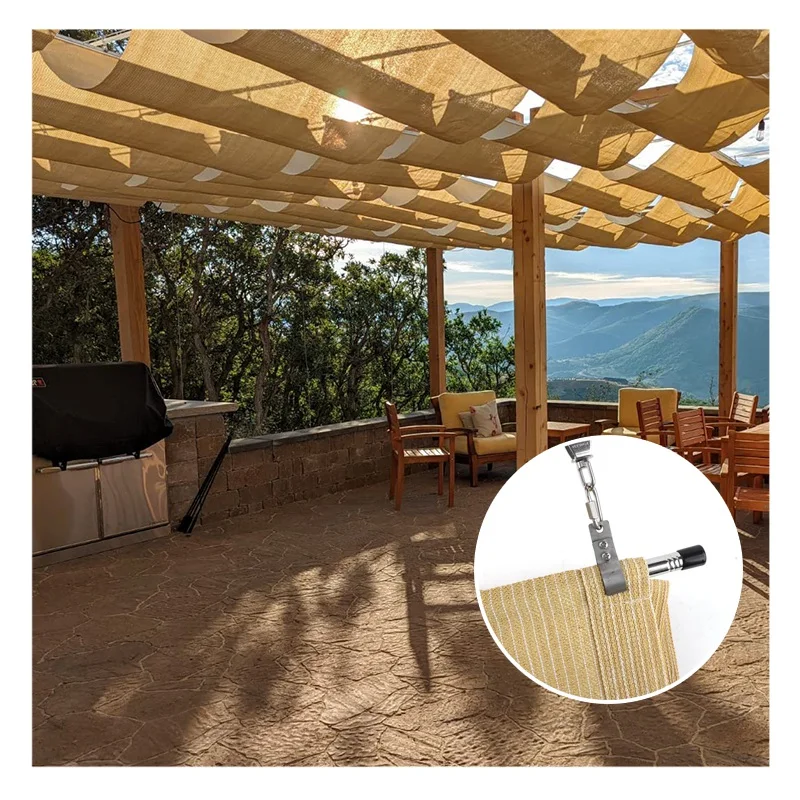 5 Supports Muraux Pour Auvent Télescopique - Alliage D'aluminium, 12,5x5x8 Cm - Pour Terrasse, Jardin, Patio - 6