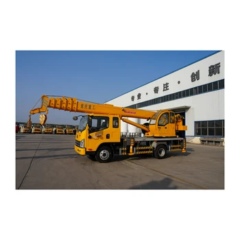 Best Selling 8 ton FAW Jiefang  telescopic crane new small hydraulic crane mobile crane for sale