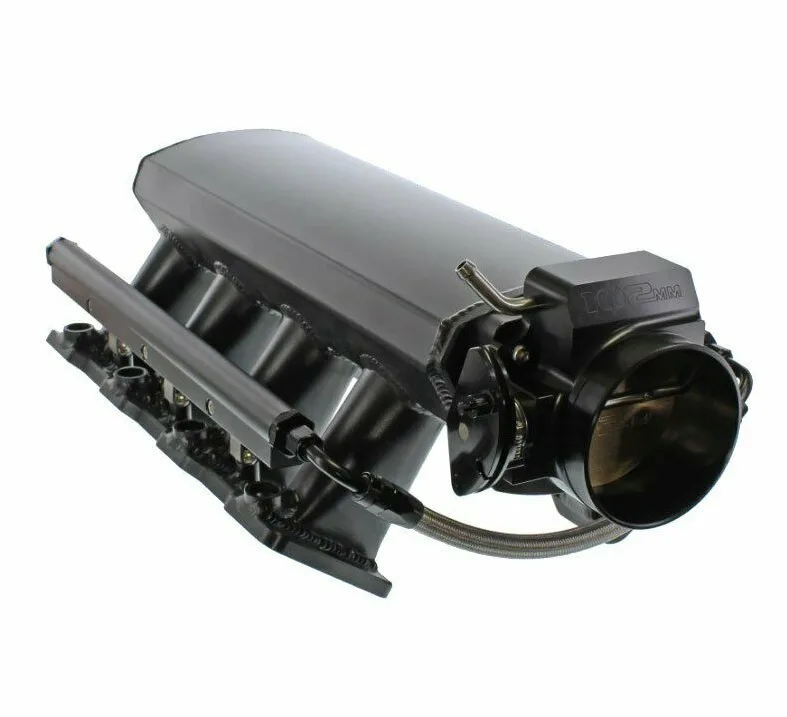 Bk3231ba Fabricated Ls1/ls2/ls6 Intake Manifold 92mm Black Red Anodize