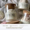 Candela Fiore di Peonia Bianca (Profumo: Pera Inglese e Fresia)