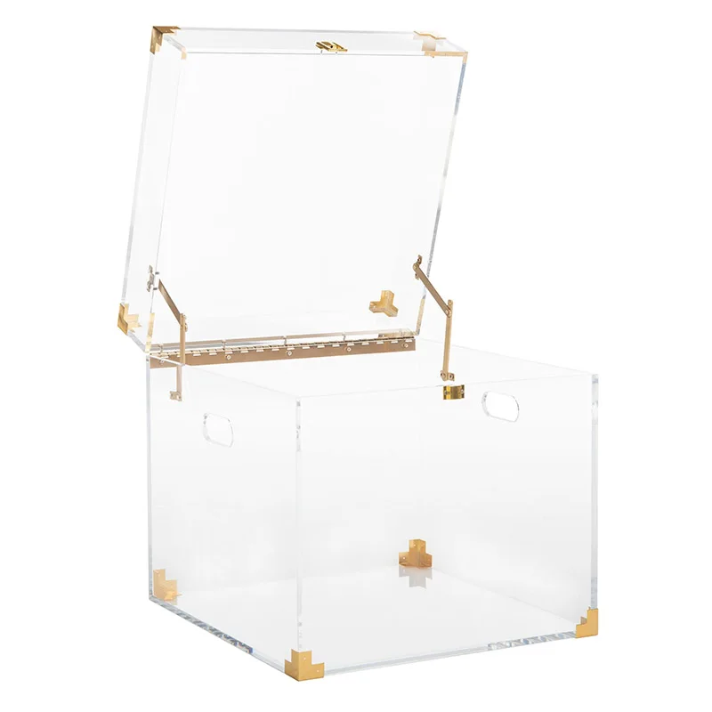 A Louis Vuitton Trunk Encased in Acrylic!  Louis vuitton trunk, Acrylic  coffee table, Acrylic furniture