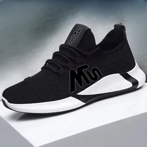 Popcorn Design Men's Sports Casual Shoes with Breathable Mesh Surface for Running and Outdoor Activities