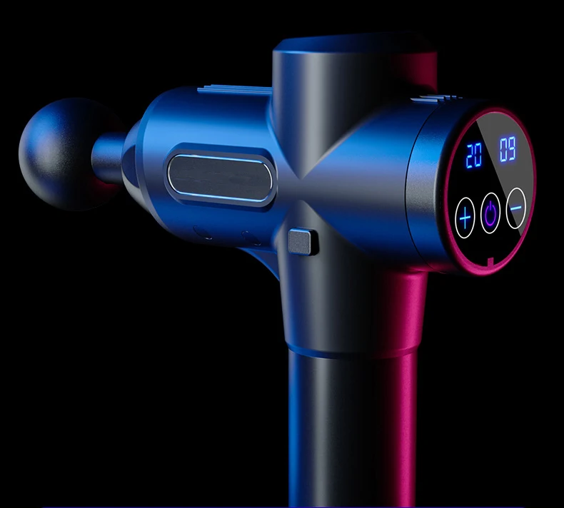 KFT 011 New Vibration Electric Deep Muscle Massage Gun Body Massager  Therapy Fascia Massage Gun
