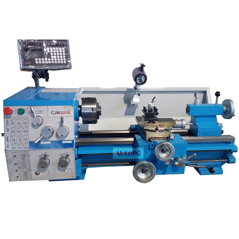750w Cjm320b Mini Bench Benchtop Lathe Machine With Dro For Sale Buy