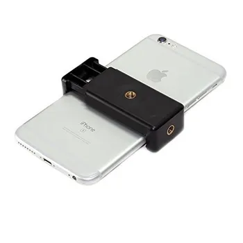 Kaliou Phone Clip Bracket Holder Mount Tripod Monopod Stand for iPhone Smartphone Selfie Holder Universal detail image