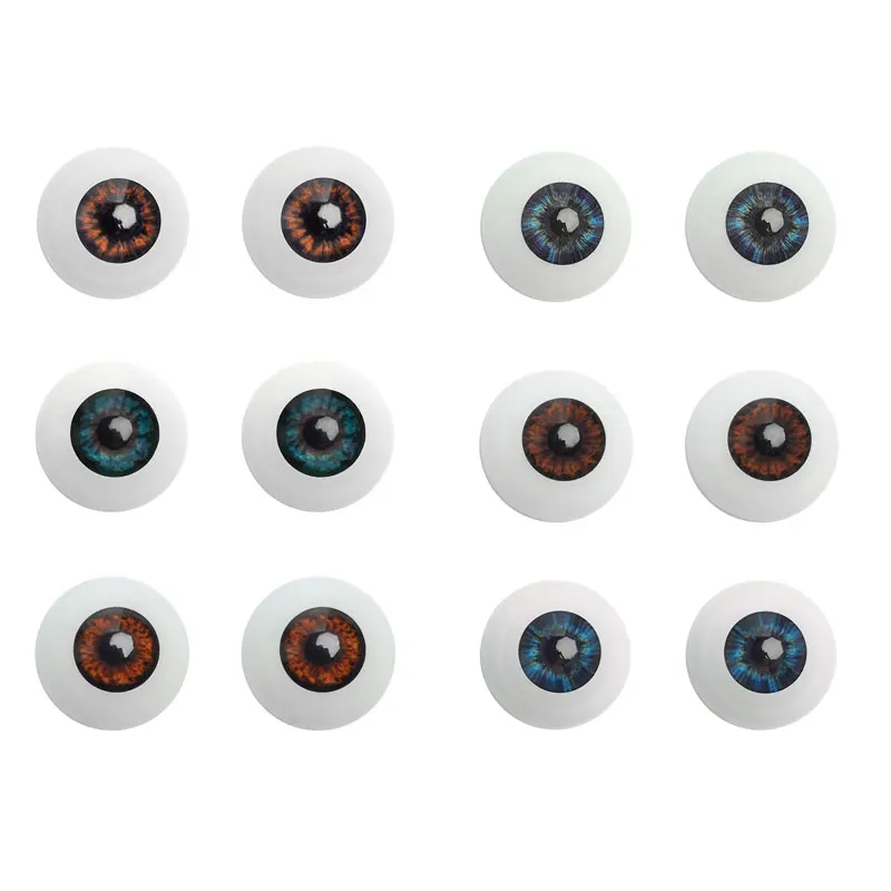 20mm 22mm 24mm Diy Eyeballs Accessories Simulation Craft Realistic Mini ...