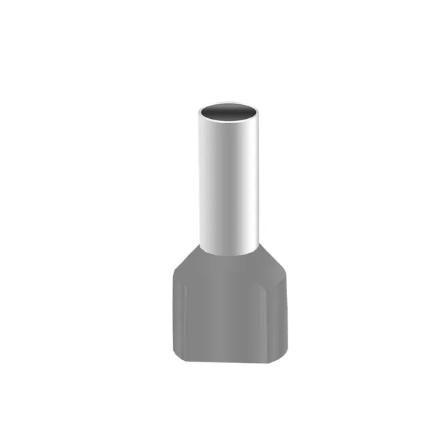 TE7506 TE7508 TE7510 TE7512 TE7516 TE7518 Automotive Cable Crimp Connector Double Line Tube Type Insulated Copper Terminal Pin