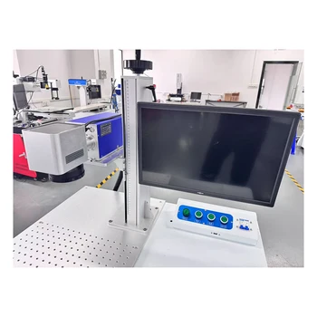 20W Fiber Laser Marking Machine for Metal Nameplates Jewelry Engraving and Deep Gold Engraving Fiber Laser Marking Machine