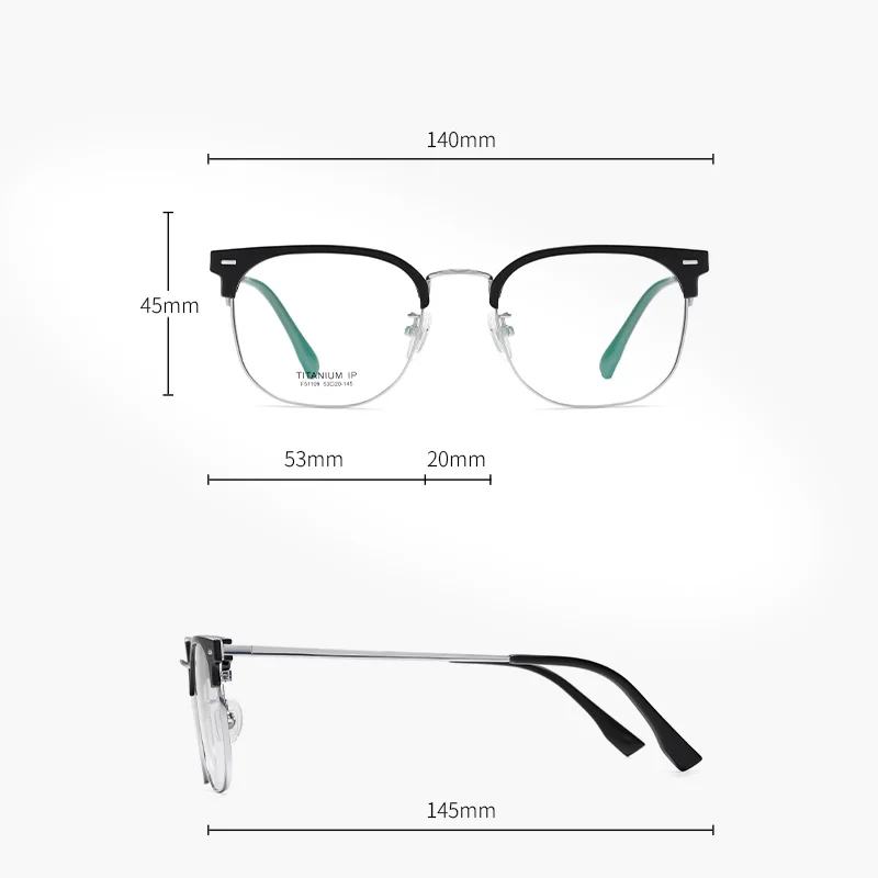 Marque Designer Titane Lunettes Myopie Affaires Léger Lunettes Cadre pour  Femmes Hommes